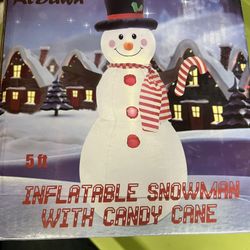5’ Inflatable Snowman
