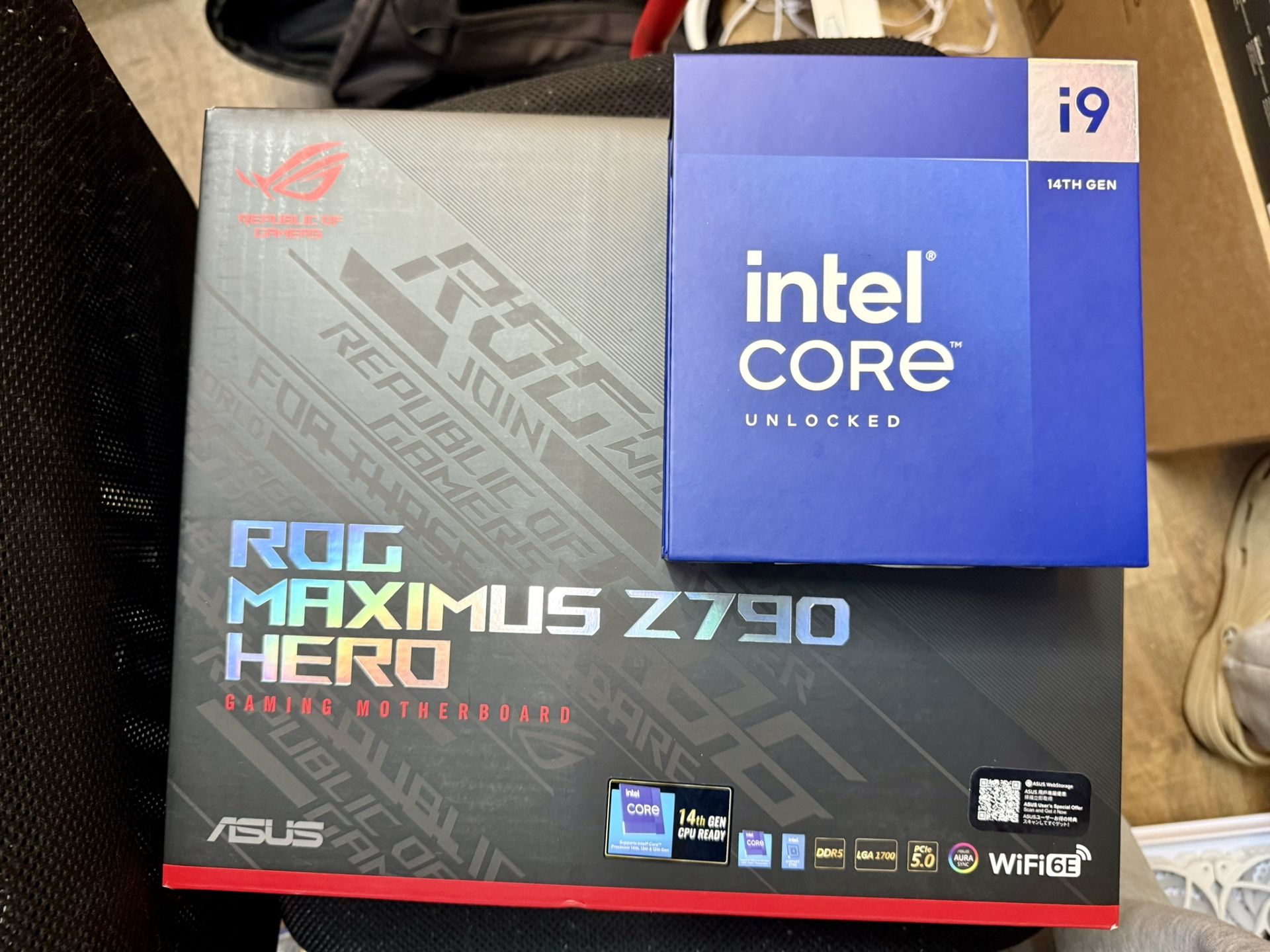 ROG Z790 Hero + i9 14900k 32G DDR5combo
