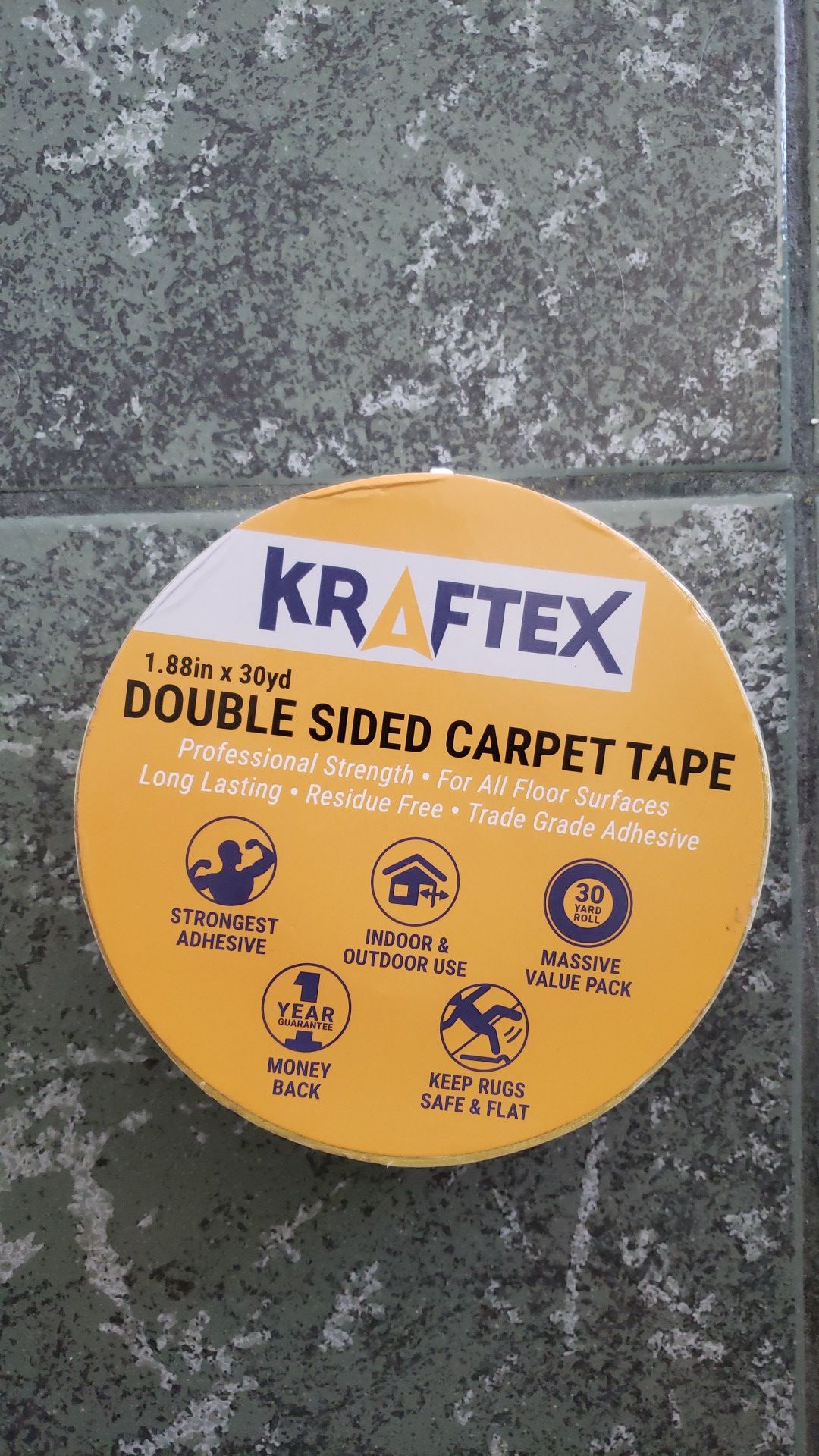 Kraftex double sided carpet tape BRAND NEW