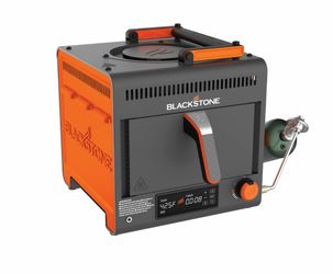 Blackstone Adventure Ready Portable Propane Air Fryer, 4 Quart, Gray & Orange, 18W, 3ft Cord