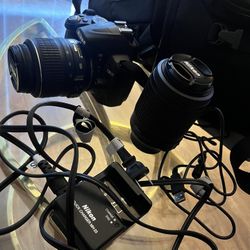 Nikon D300 Camera With Extra Lense Etc
