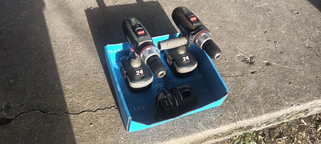 Black Max 24v Cordless Drills,Charger