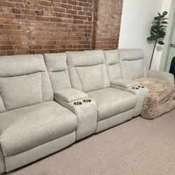 Loveseat Recliners x3