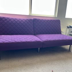 Purple Futon Couch