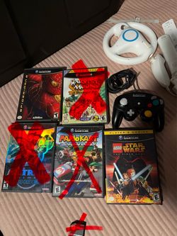 GameCube games , controller and memory card