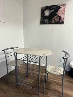 Dining Table Set with 2 Chairs