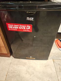 Selling  this lil fridge  because  no frneef for it