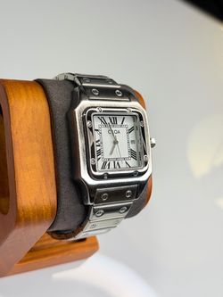 New Classic Watch Reloj Clásico Silver Stainless Steel | Roman Numerals | White Dial | Luxury Style