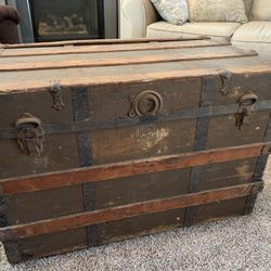 Antique Steamer Trunk