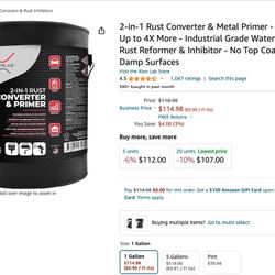 2-in-1 Rust converter & primer Paint
