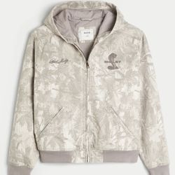 Hollister Shelby Men’s Camo Zip-Up Hoodie Jacket SIZE Medium New With Tags!