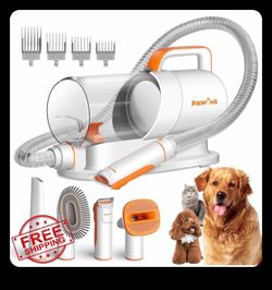 PAWING Pet Grooming Vacuum Kit, Low Noise, 2L Dust Cup
