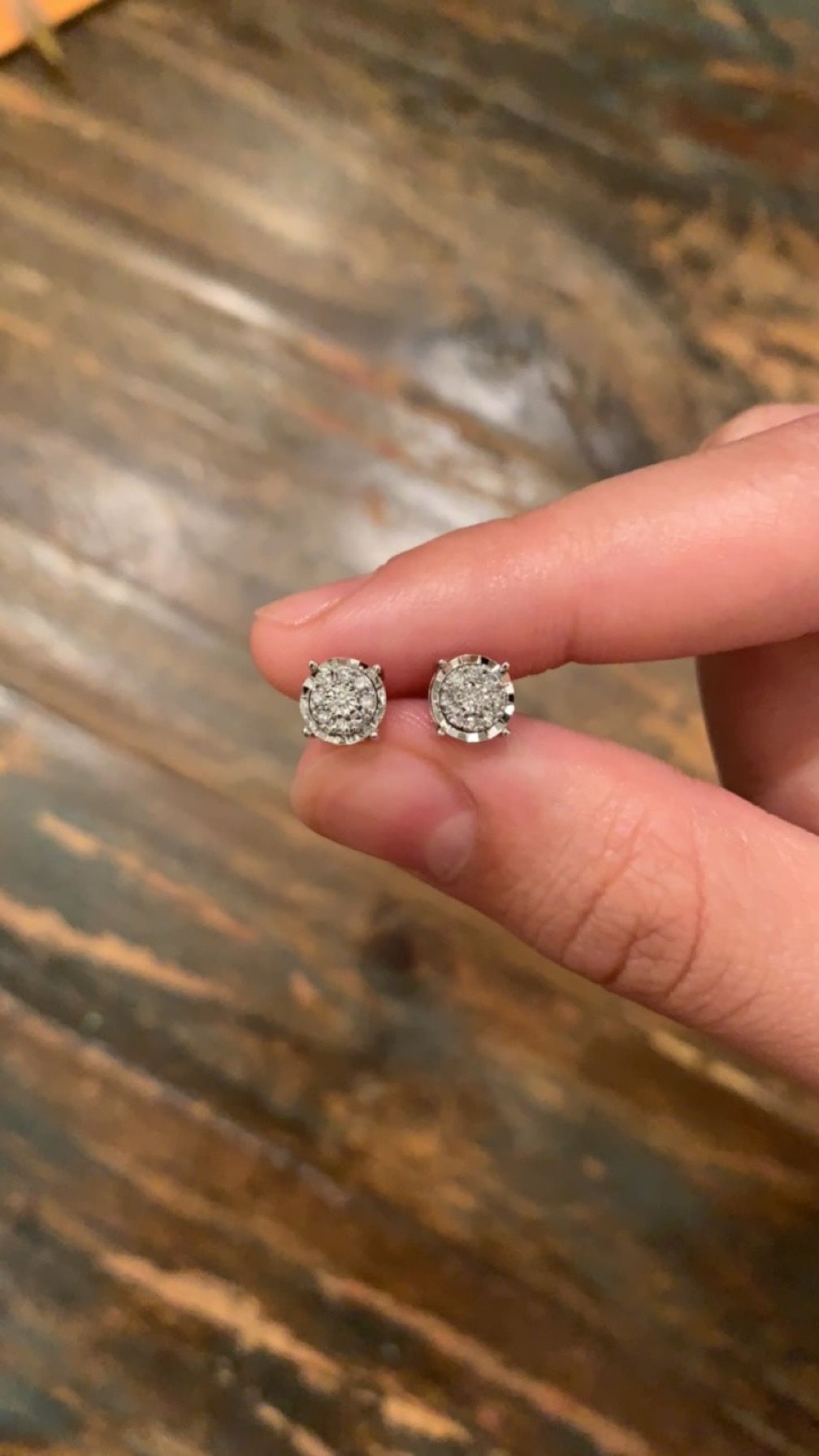 real diamond earrings