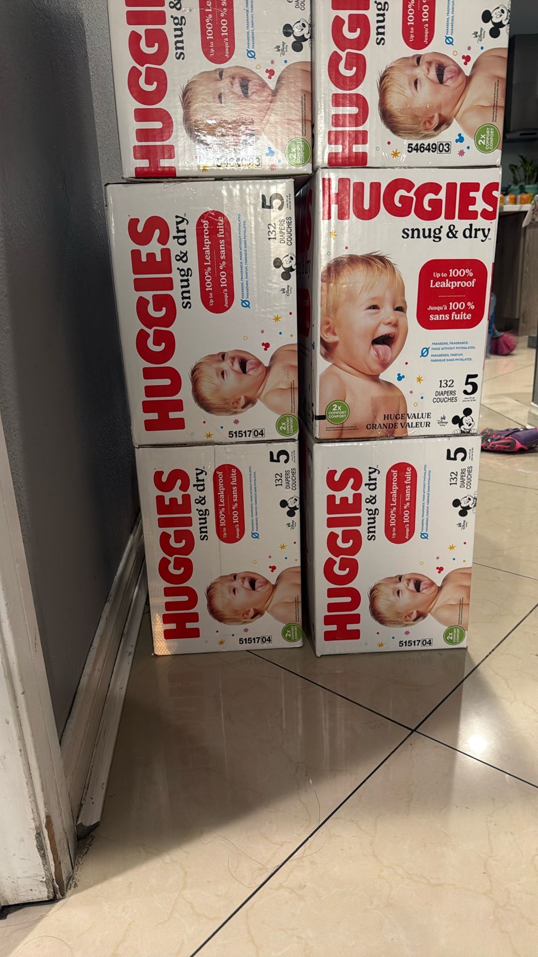 Huggies diapers Size 5 & 2 