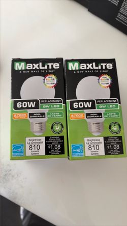 Maxlite 60 W light Bulb LED