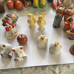 Lot Of Salt And Pepper Shakers 