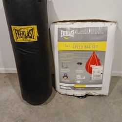 New Speed Bag And Heavy Bag