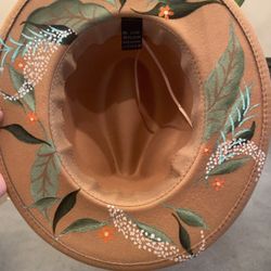 Hand painted Fedora Hat