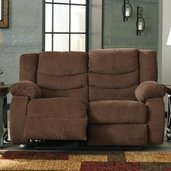 Chocolate Reclining Loveseat