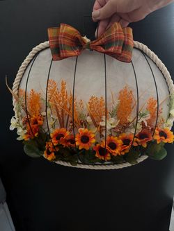 Pumpkin wreaths