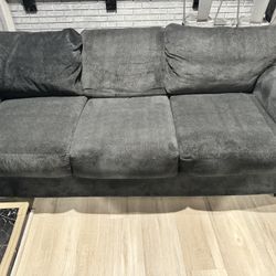 Couch & 2 Love Seats Combo (Dark Blue)