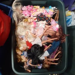 Barbie Dolls, With Clothes, Good Condition,  All Different, 5.00 Each