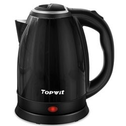 TOPWIT Electric Kettle, 2.0L Hot Water Kettle Electric, BPA-Free Stainless Steel Tea Kettle