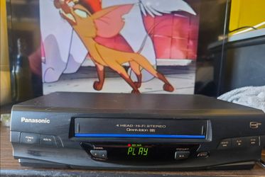**Panasonic PV-V4520 OmniVision 4-Head Hi-Fi VCR – Tested – No Remote**