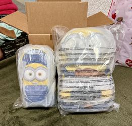 Loungefly Despicable Me AMC Minions Minion Bob Crossbuddies Backpack & Pencil Bag