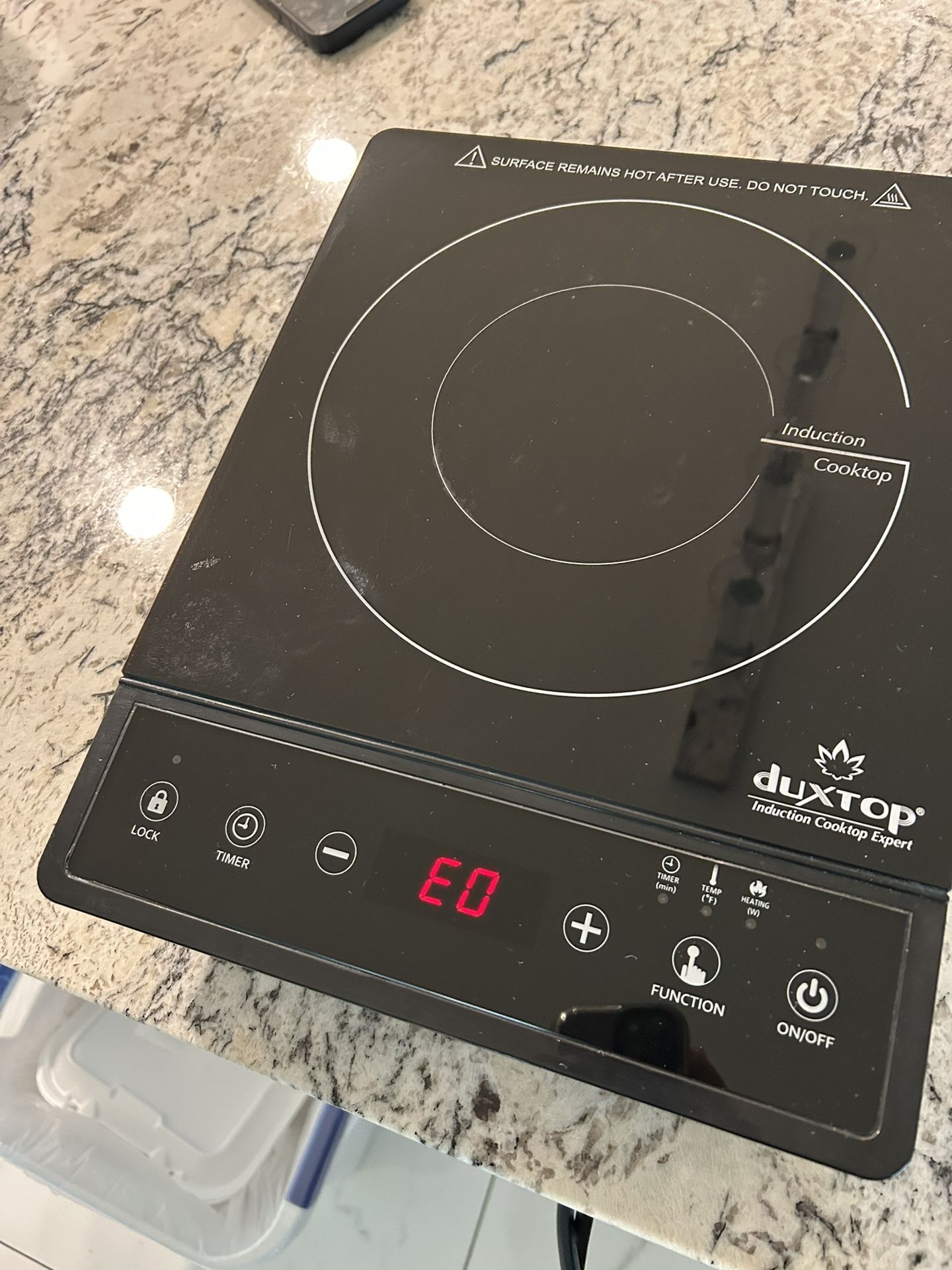 Duxtop Portable Induction Cooktop, Countertop Burner, Induction Burner with Timer and Sensor Touch