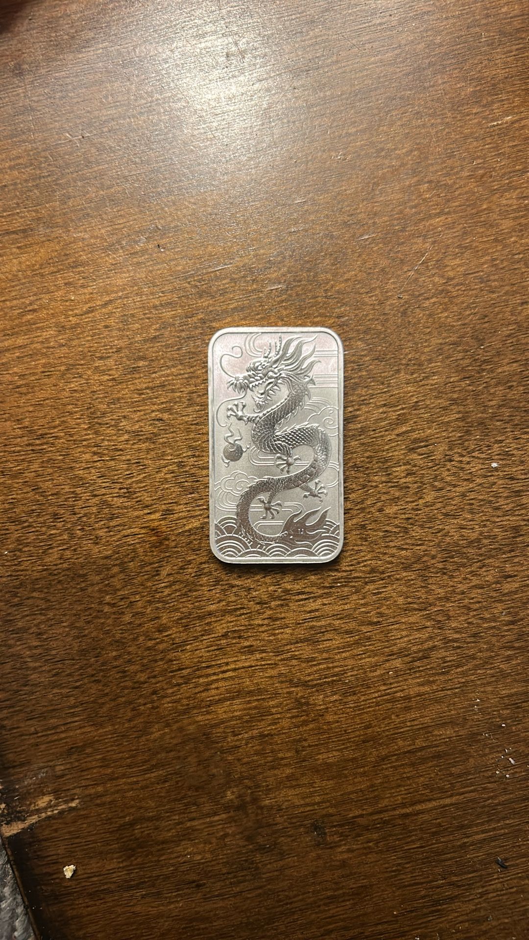 2018 AUSTRALIA SILVER DRAGON 1 OZ BAR! 🐉