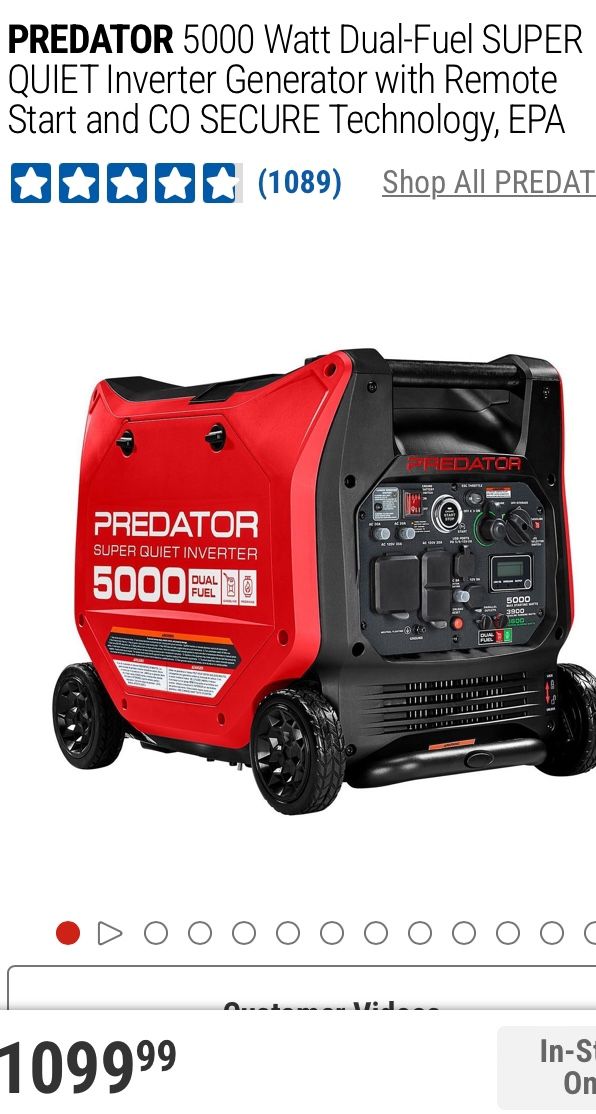 Brand New Never Used Gen 5000