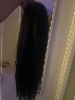 Long Black Straight Hair Extension