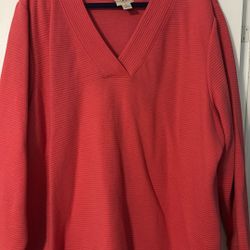 Long Sleeved V Neck Top