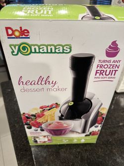Yonanas 902 Classic Vegan, Dairy-Free Frozen Fruit Soft Serve Maker, Includes 36 Recipes, 200-Watts, Silver