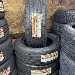 SET OF FOUR NEW TIRES 255/60/19 ARROYO GRANDSPORT ALL SEASON INCLUDING MOUNT AND BALANCE. ASK ME FOR SIZES AND BRANDS 