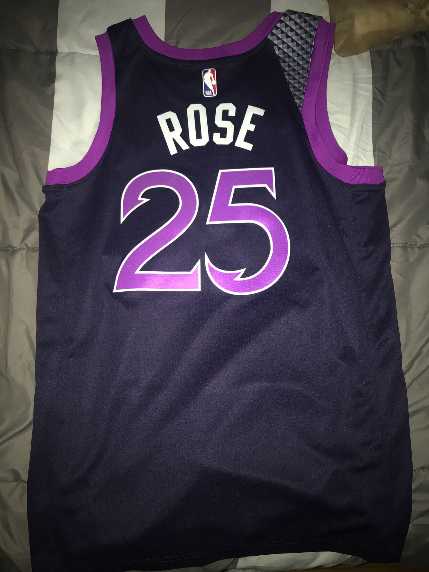 Rare Minnesota Timberwolves Prince Rest in Purple NBA Jersey
