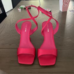 Pink Wedge Heels