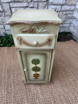 Painted side cabinet