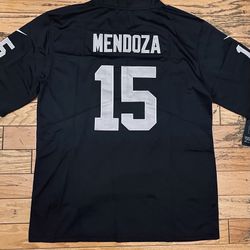 Raiders Mendoza Black Jersey 