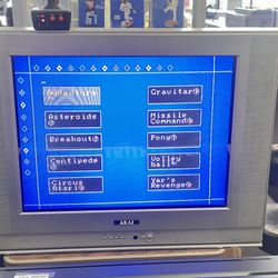 AKAI Vintage 27 Inch CRT TV WORKING Well Great For Vintage Gaming 