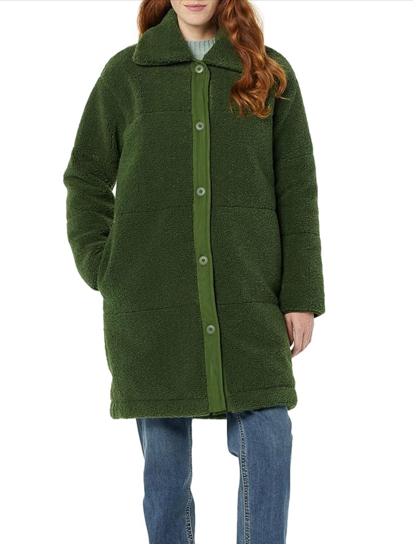 Amazon Essentials Women's Oversized Teddy Sherpa Coat (Previously Goodthreads)