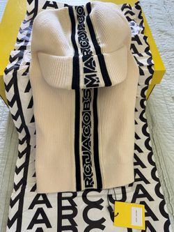 100% Wool Balaclava with Hat Brim Marc Jacobs, New with Tags