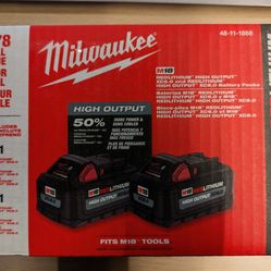 Milwaukee M18 HO XC6.0 AND HO XC8.0 - New