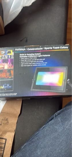 Color-Changing LED Flood Light for Holidays and Celebrations