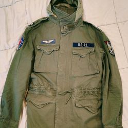 Ralph Lauren Polo Military Field Jacket Size Medium NWT 