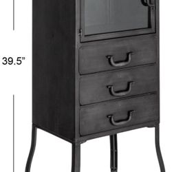 METAL CABINET ANTIQUE STYLE like new