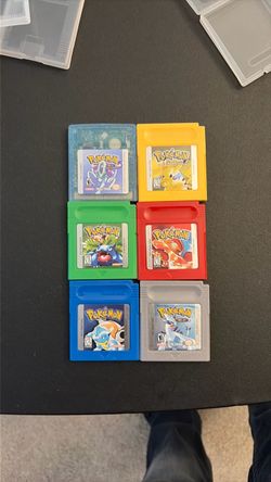 Pokémon Game Boy Cartridges Lot of 6 (replicas)