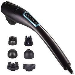 InvoSpa HHMG-8799 Handheld Deep Tissue Massager – 6 Nodes, 10 Speeds