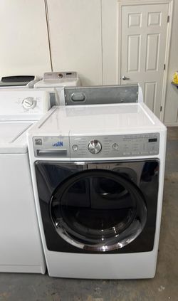 Kenmore Elite Front Load Dryer w/ Steam Refresh — White 7.4 cu ft